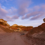 Last light over the cliffs of Curoca (image by Inger Vandyke)
