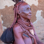 Portrait of a stunning elderly Ovahimba lady (image by Inger Vandyke)