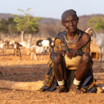An elderly Ovangambwe woman in remote Angola (image by Inger Vandyke)