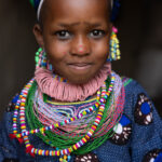 A portrait of a young Fulani girl in northern Benin (image by Ingrid Koedood)