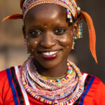 The beautiful smile of a young Fulani woman (image by Ingrid Koedood)