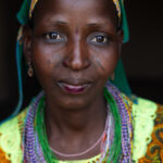 Portrait of a Fulani woman in northern Benin (image by Ingrid Koedood)