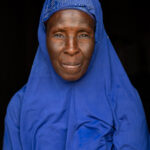 A portrait of a Fulani woman with a tattooed face in northern Benin (image by Ingrid Koedood)