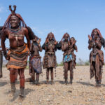 Ovahimba women dancing at a ceremony (image by Inger Vandyke)