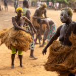 During the Kokou ceremony, participants enter a deep trance and may cut themselves as a demonstration of their connection with the spiritual world. (image by Ingrid Koedood)