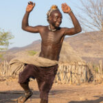 A dancing Ovahakaona man at a ceremony (image by Inger Vandyke)
