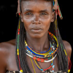 Portrait of a beautiful Ovahakaona woman in the market at Oncocua (image by Inger Vandyke)