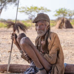One of the oldest Ovahimba elders alive today (image by Inger Vandyke)