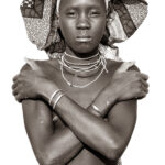 Ovakuvale girl in sepia (image by Inger Vandyke)