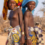 Beautiful Ovakuvale girls smiling in the late afternoon (image by Inger Vandyke)