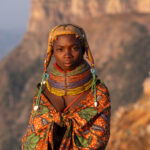 Portrait of a mountain Ovamwila girl at Tundavala (image by Inger Vandyke)