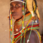 Side view of a striking Ovamwila woman (image by Inger Vandyke)