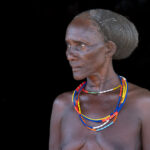 A traditional Ovandimba woman with her beehive hair (image by Inger Vandyke)