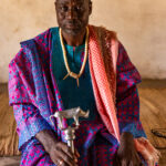 A friendly meeting with the new King, the second monarch we encountered during our tour (image by Ingrid Koedood)