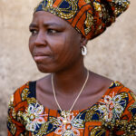 Portrait of a beautiful woman with scarces on her face (image by Ingrid Koedood)