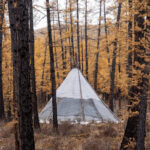 A typical Tsaatan Tepee tent (image by Inger Vandyke)