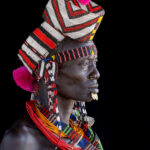 It's hard to imagine more beautifully decorated tribal women than the Jie (image by Inger Vandyke)
