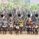 Lopit men and women dancing an Oriaha (image by Inger Vandyke)
