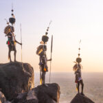 Lopit warriors at sunrise (image by Inger Vandyke)