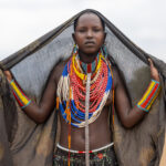 A beautiful young Arbore woman posing with grace (image by Ingrid Koedood)