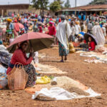A wide shot of the Dorze vibrant market (image by Ingrid Koedood)
