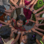 Children of the rice courtyard (image by Yousuf Tushar)