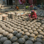 Making pots by hand in rural Bangladesh (image by Yousuf Tushar)