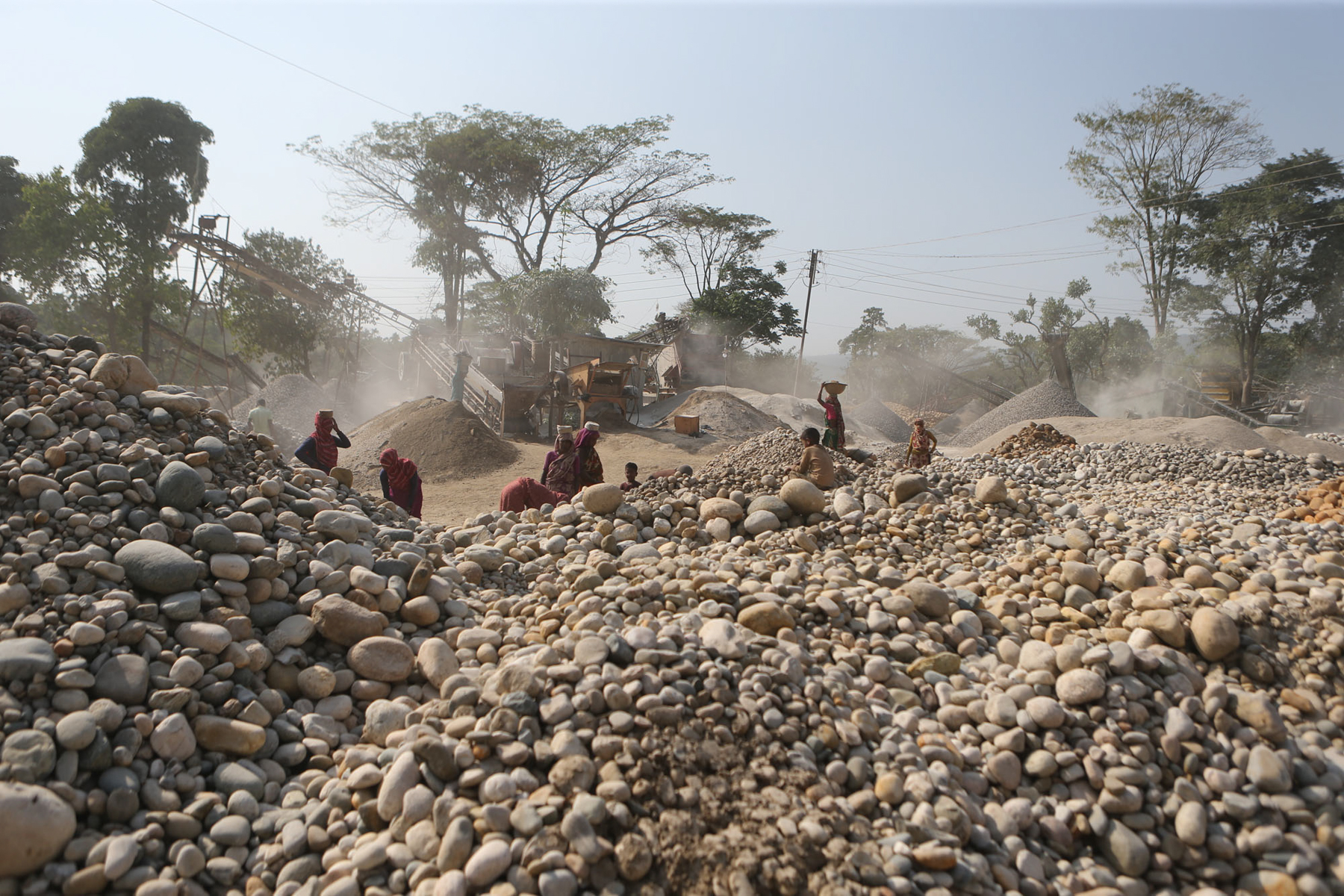 Rock mine workers in remote Bangladesh (image by Yousuf Tushar)