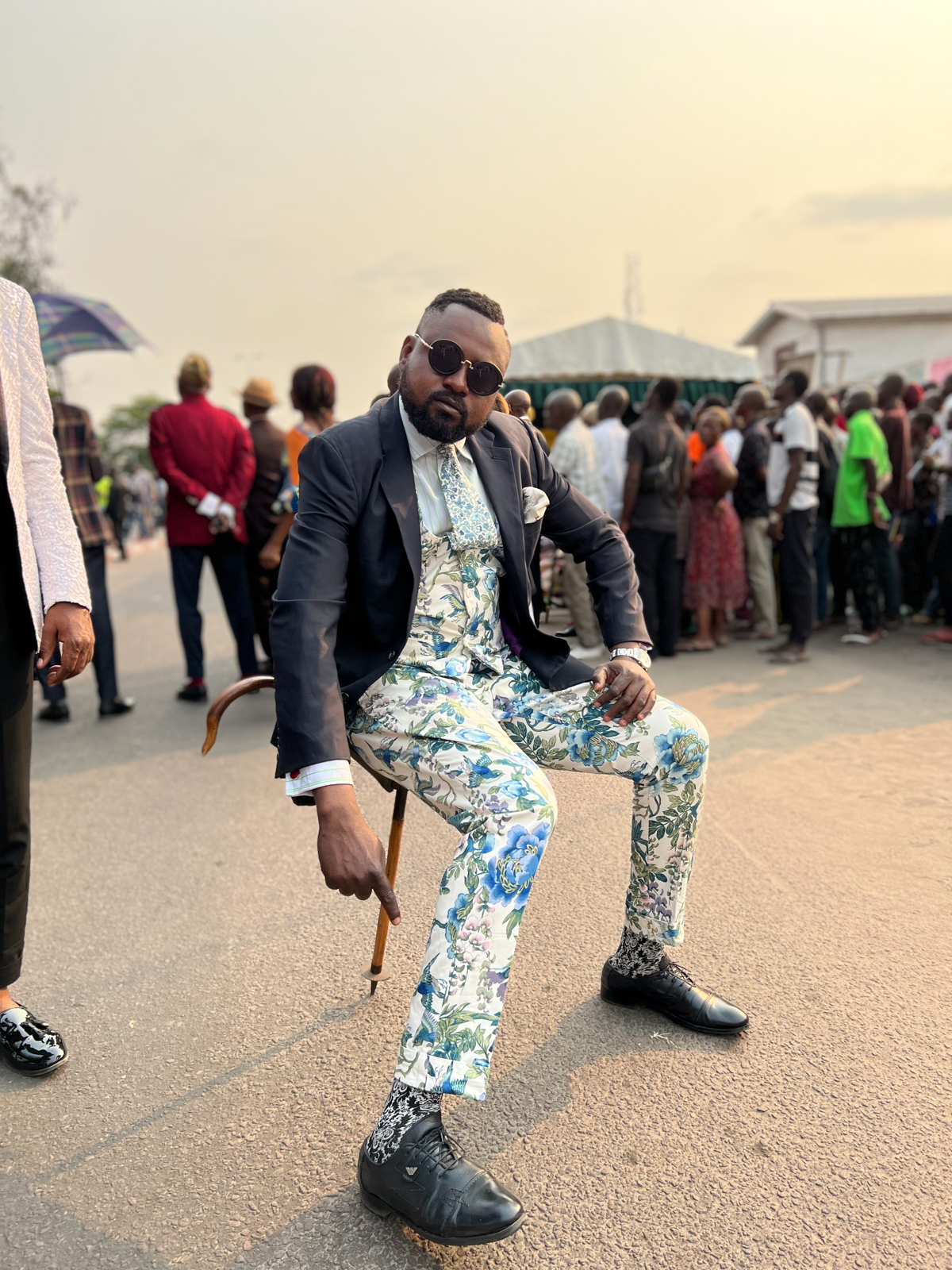 The famous Sapeurs, or Congo Dandies, of Brazzaville (image by Expeditions Ducret)