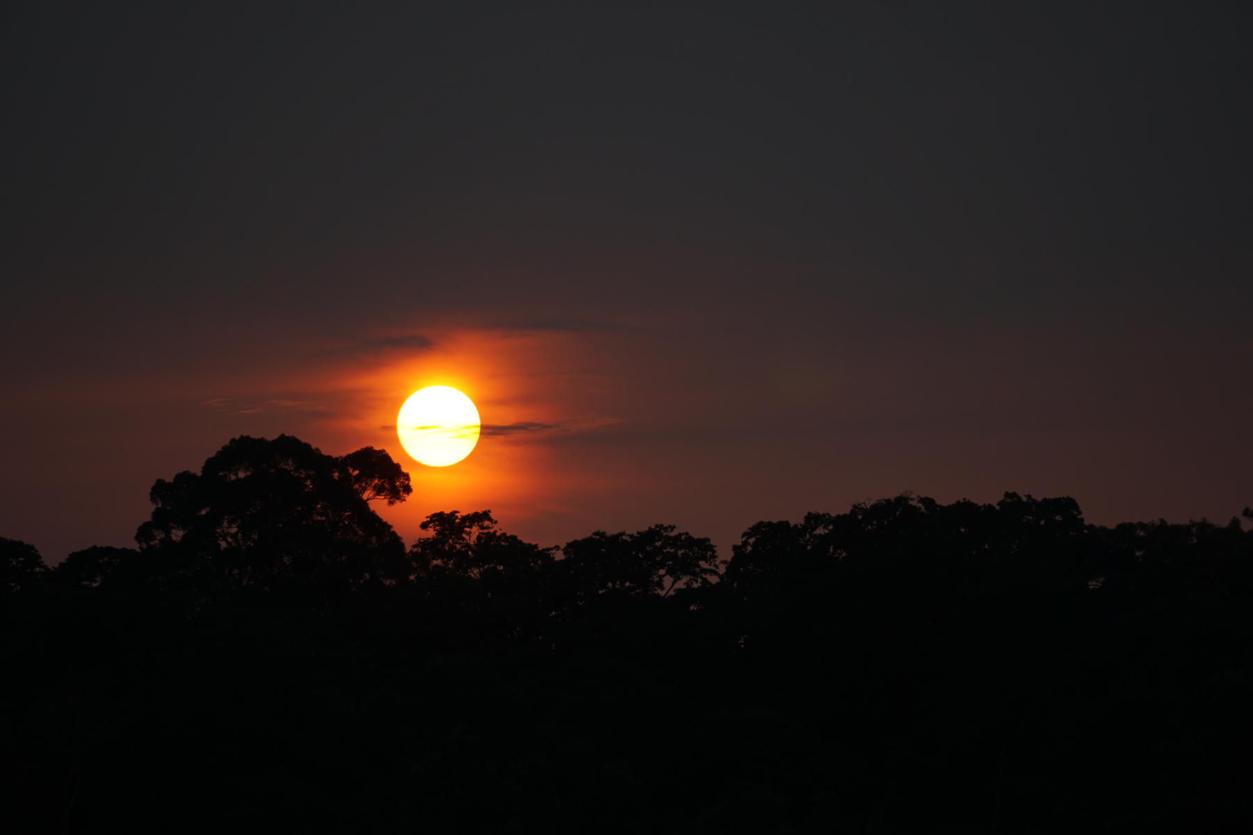Sunset over the Congo River (image by Expeditions Ducret)