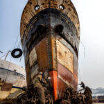 The famous ship breaking yards in Dhaka (image by Yousuf Tushar)