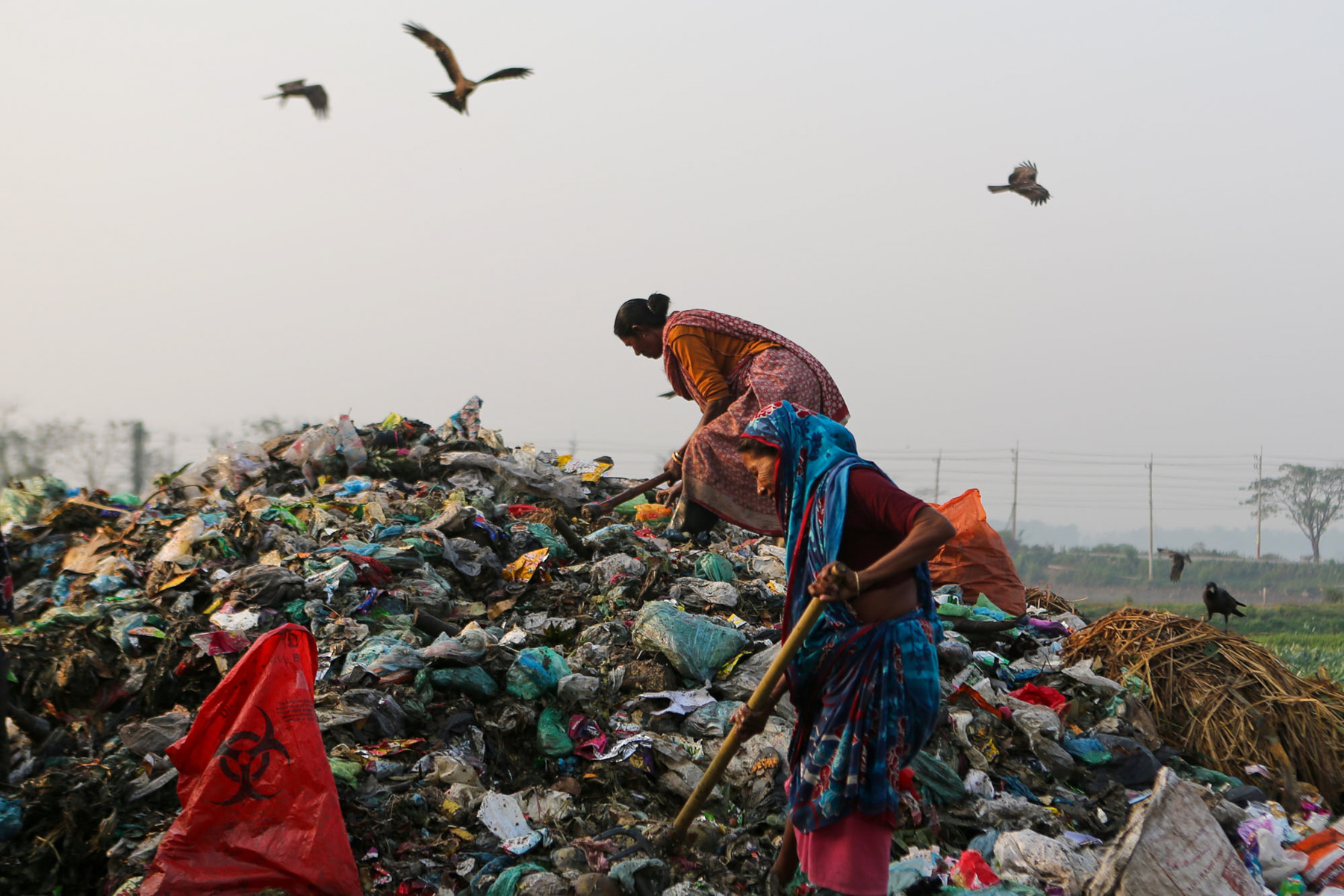 Bangladesh's waste pickers toil in some of the most extreme conditions you can ever imagine (image by Yousuf Tushar)