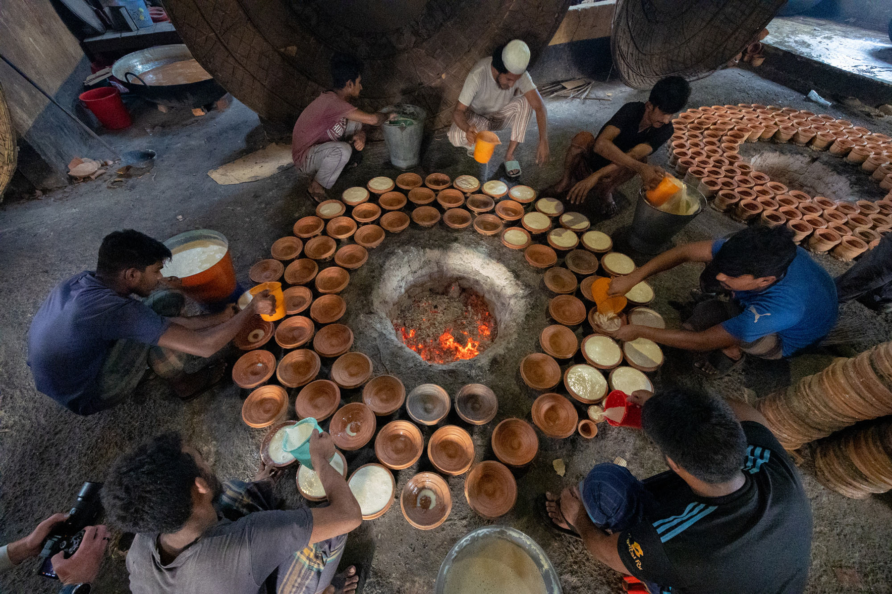 Inside one of Bangladesh's delicious yoghurt making factories (image by Yousuf Tushar)