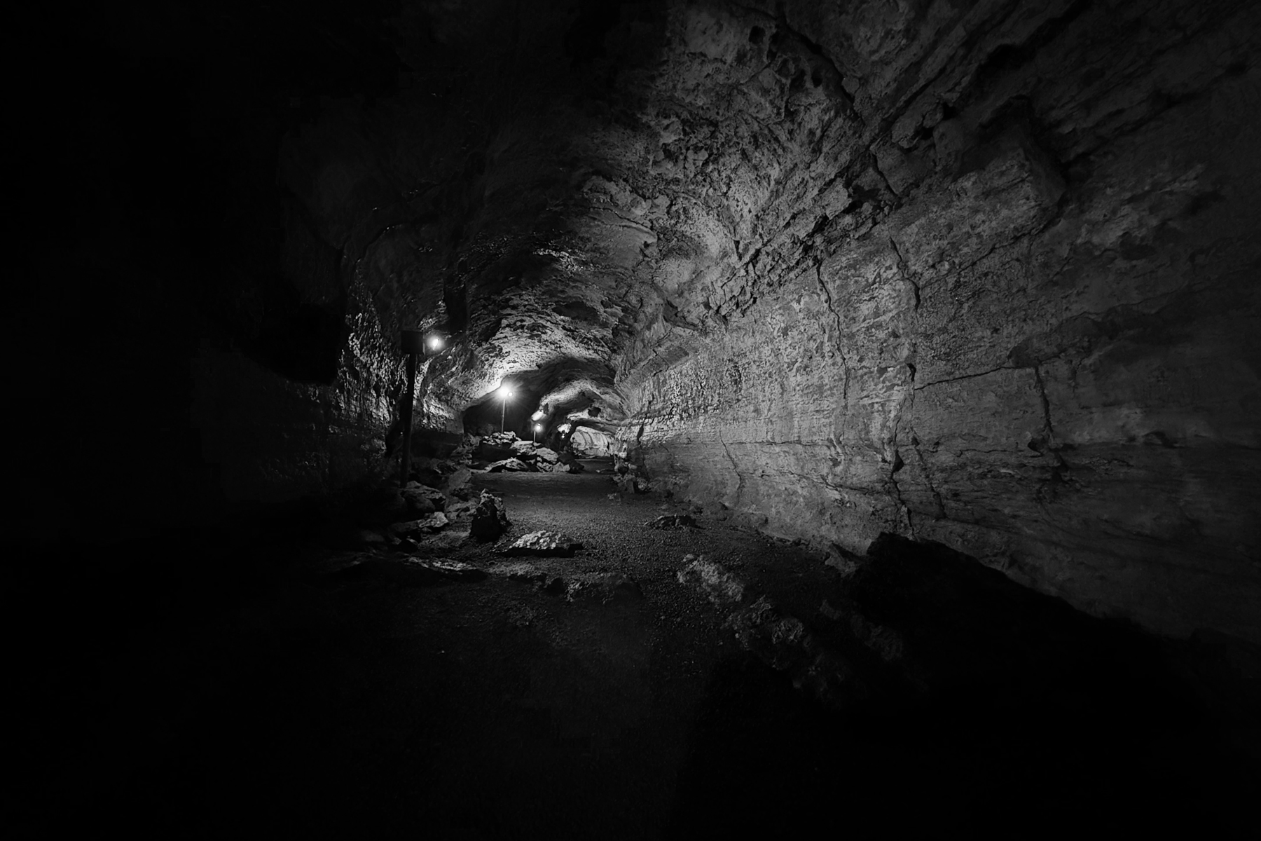 Lava Tunnel on Santa Cruz Island (Image by Mike Watson)