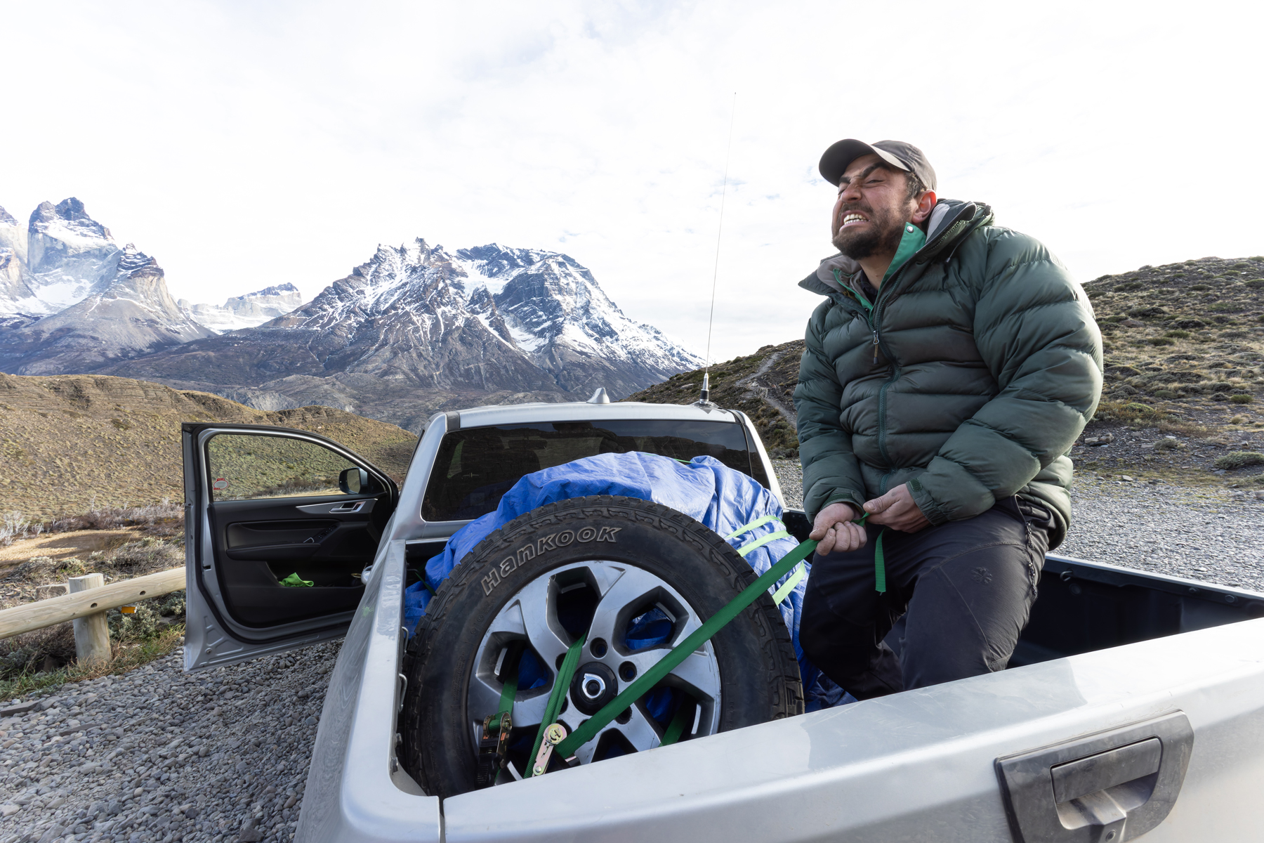 Mauricio hates his tyres (image by Mike Watson)