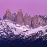 The dramatic peaks of Torres Del Paine at the blush of a new day (image by Wild Images guest Stuart Hahn)