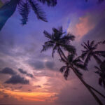 Stunning sunset at Grand Bassam (image by Inger Vandyke)