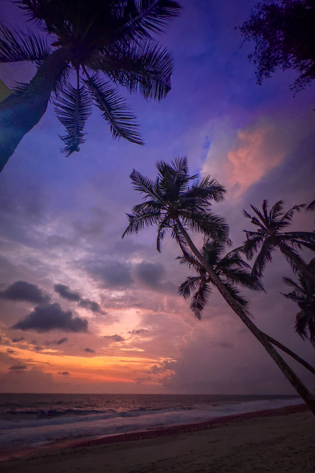 Stunning sunset at Grand Bassam (image by Inger Vandyke)