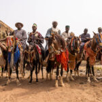 Batonu horsemen of Benin, descendants of the former aristocracy of the Kingdom of Nikki (image by Ingrid Koedood)