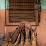 Still life of the Batonu horsemen’s gear (image by Ingrid Koedood)