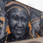 Street art in Cotonou, a colourful tribute to the culture and identity of Benin (image by Ingrid Koedood)