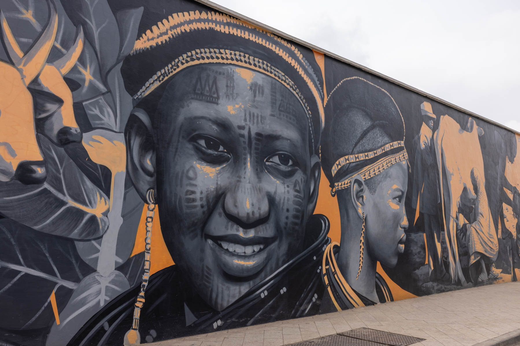Street art in Cotonou, a colourful tribute to the culture and identity of Benin (image by Ingrid Koedood)