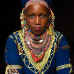 Portrait of young Fulani woman (image by Ingrid Koedood)