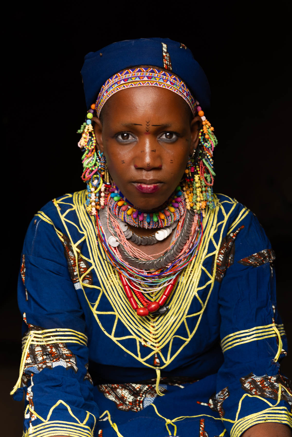 Portrait of young Fulani woman (image by Ingrid Koedood)