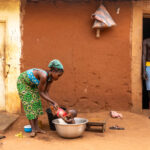 Every day life in the village, a quiet moment before we later witnessed the Gambada ceremony (image by Ingrid Koedood)