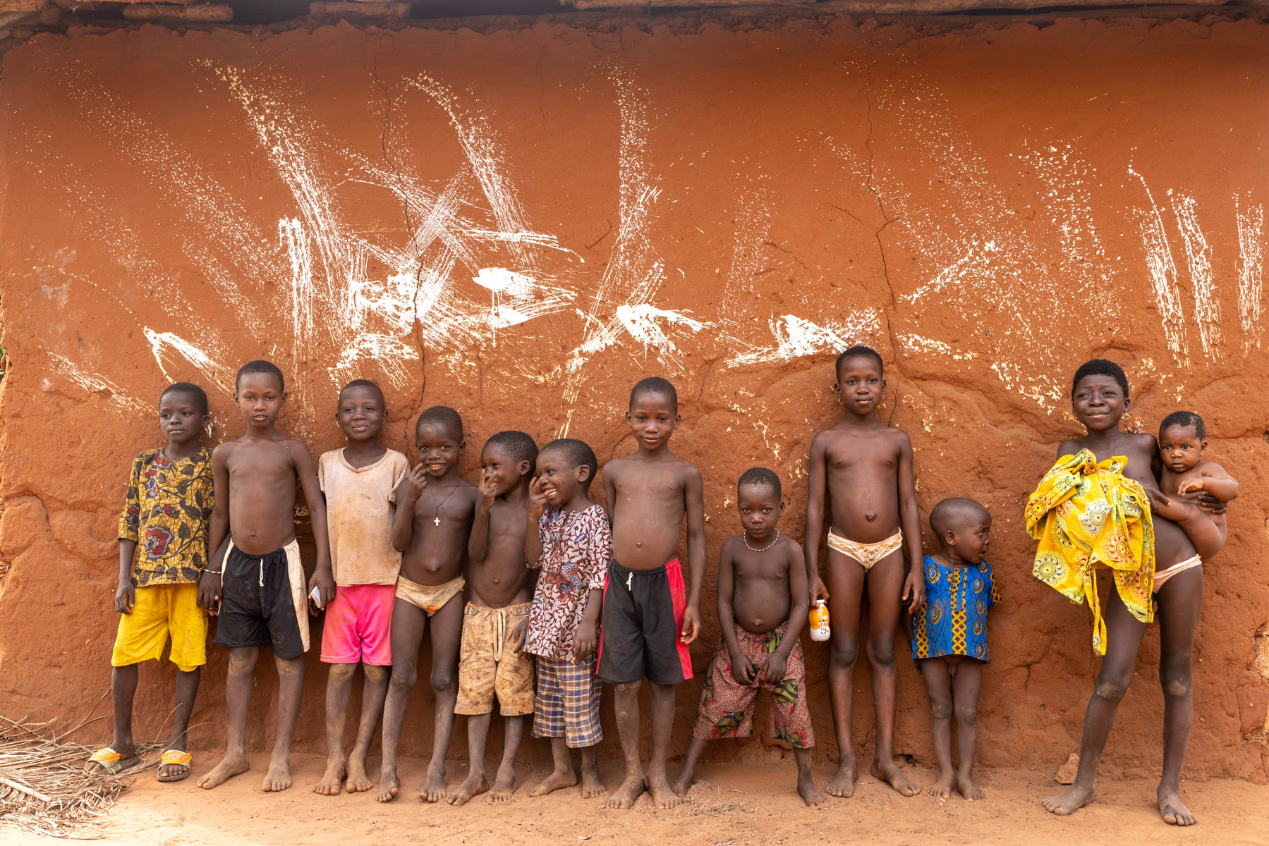 Before the Gambada ceremony began, we had so much fun with the local children. They loved posing for us (image by Ingrid Koedood)