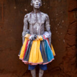 A Gambada devotee still in trance. Gambada is a traditional ceremony celebrating love and connection expressed through music, dance and rhythm (image by Ingrid Koedood)