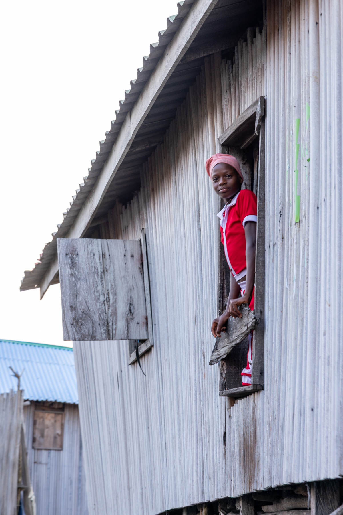 A glimpse of daily life in Ganvié, where homes stand above the water (image by Ingrid Koedood)