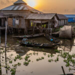 Daily life early in the morning in Ganvié, the Venice of Africa (image by Ingrid Koedood)