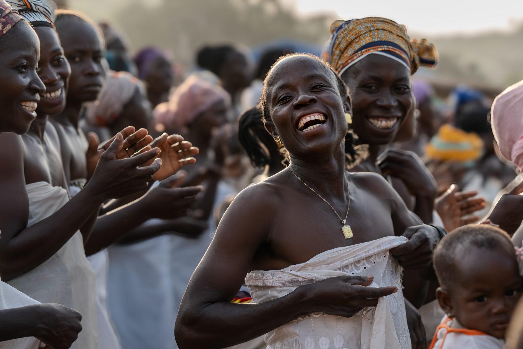 Candid Moments - Godoufouma Village (Image by Craig Baulcomb)